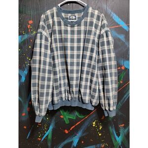 VTG A.M. Player Plaid Winderbreaker Jacket SZ XL #053‎